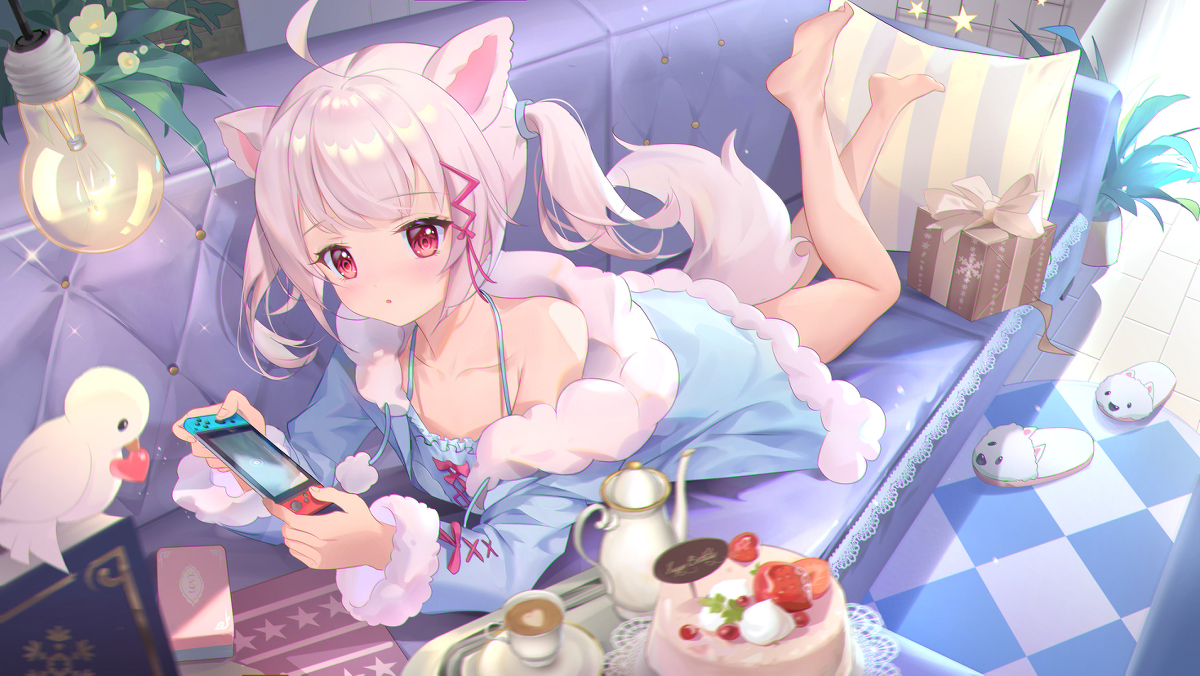 This is a pixiv picture whose title is 给雪狐桑的壁纸.
