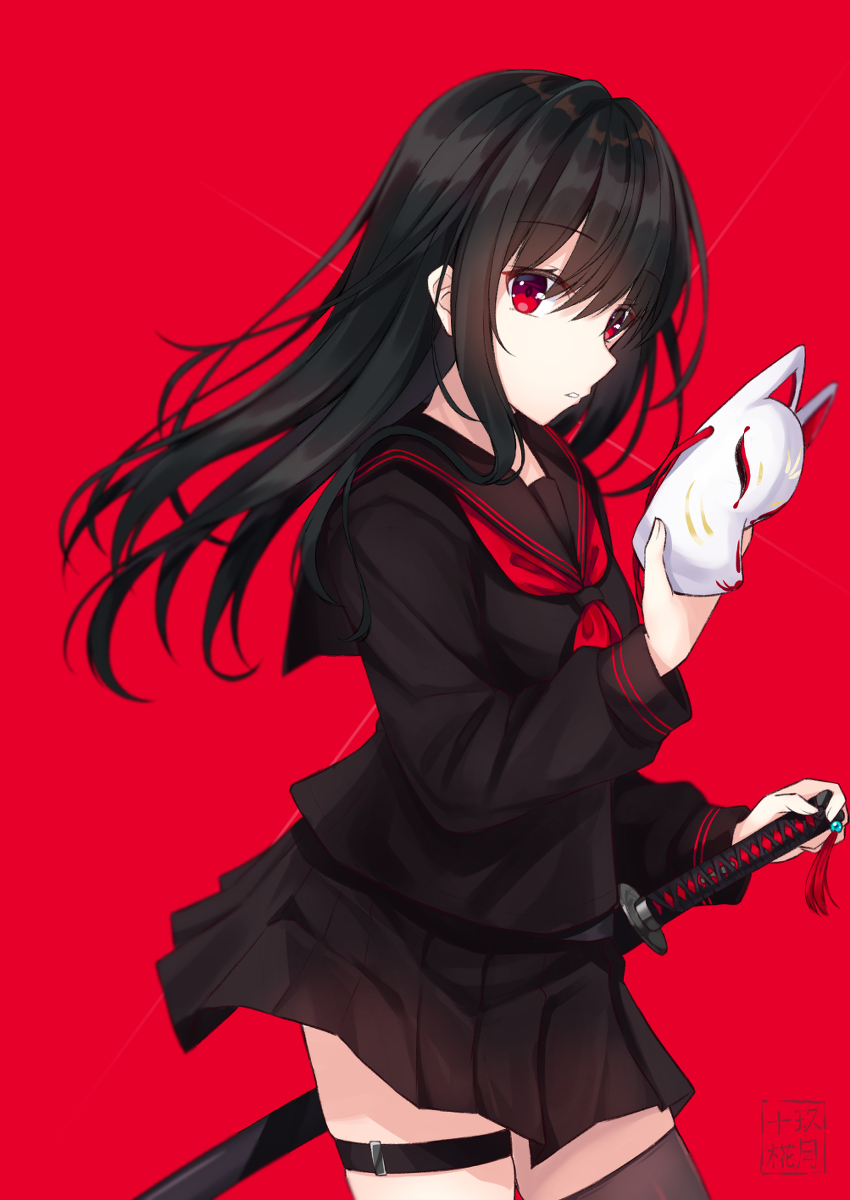 This is a pixiv picture whose title is 妖狐.