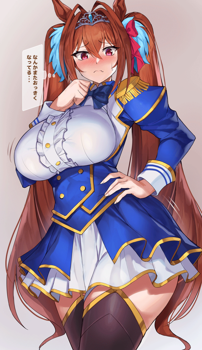 This is a pixiv picture whose title is ダイワスカーレット.