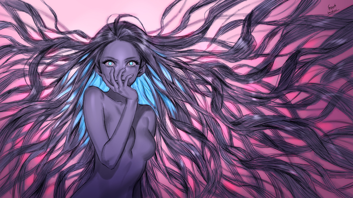 This is a pixiv picture whose title is Curse.