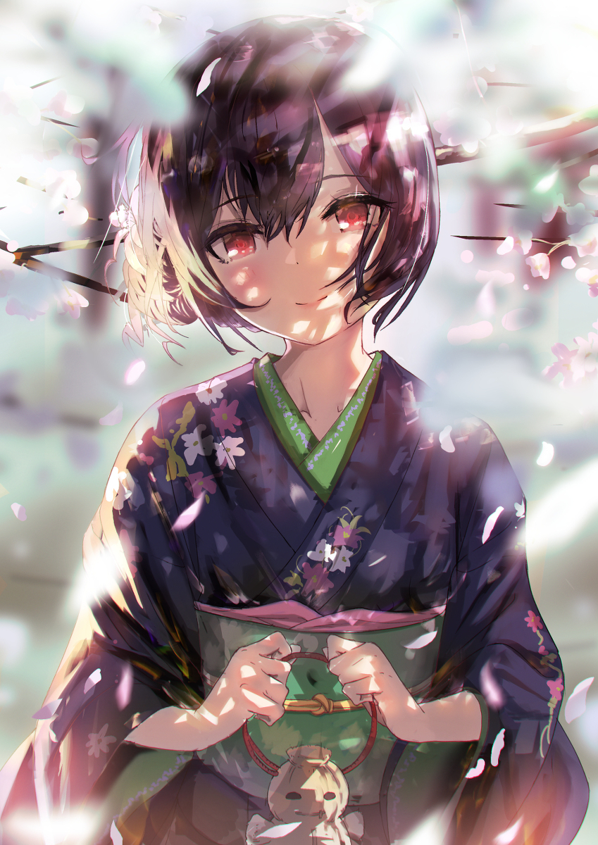 This is a pixiv picture whose title is 春.