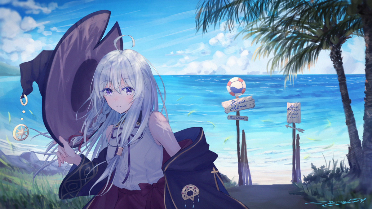 This is a pixiv picture whose title is 夏、先取り.