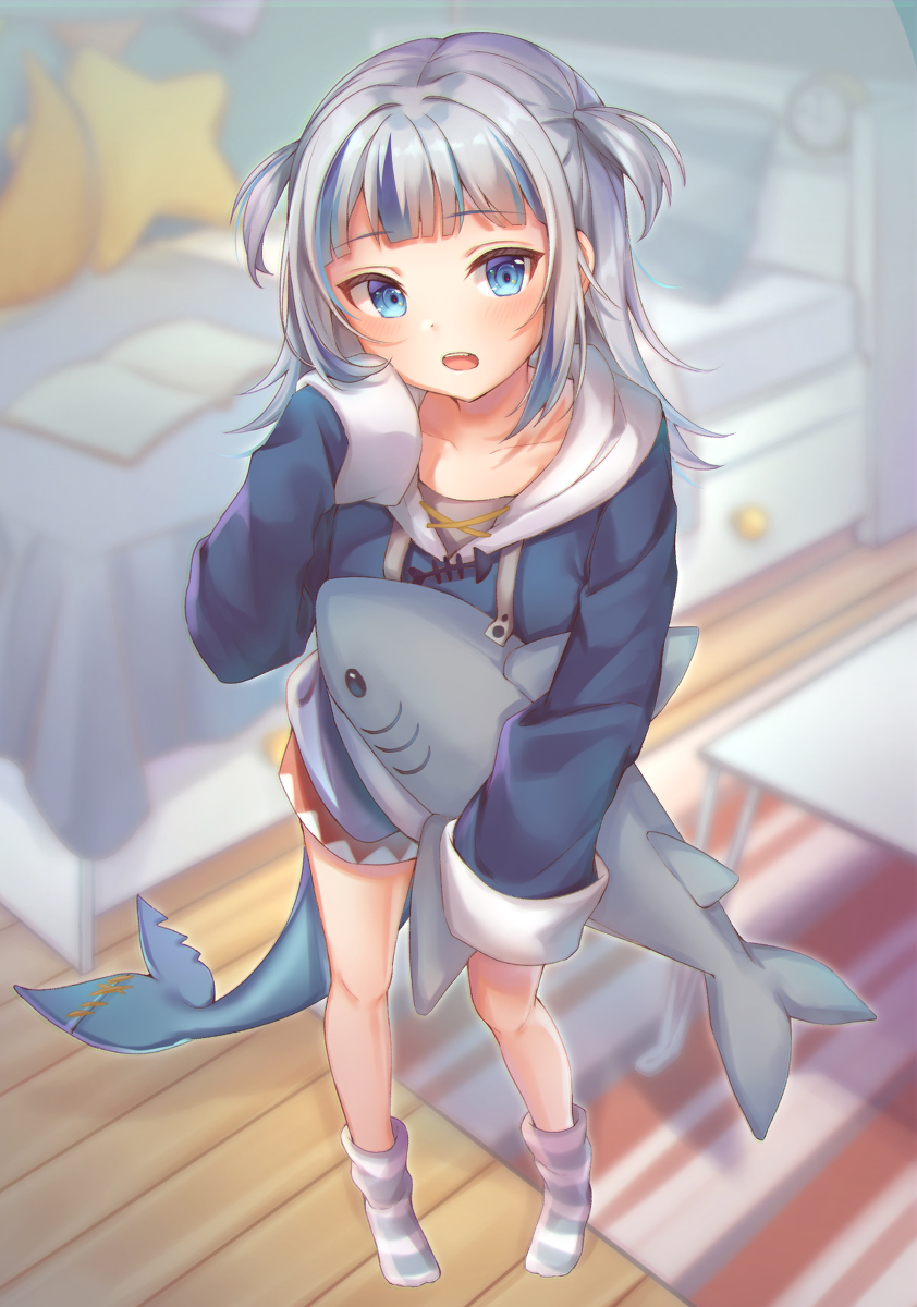 This is a pixiv picture whose title is 🦈.