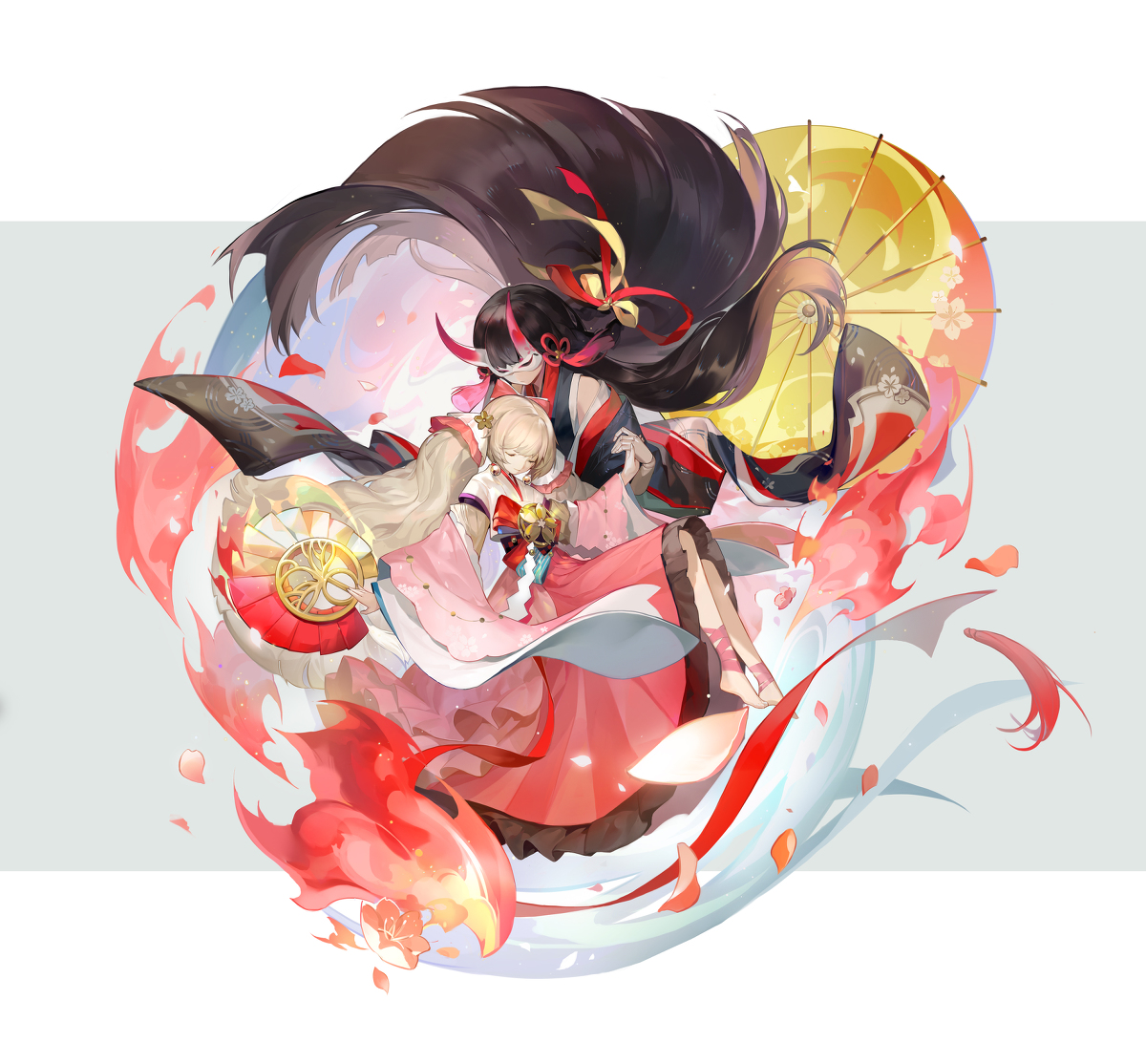 This is a pixiv picture whose title is 解神者.
