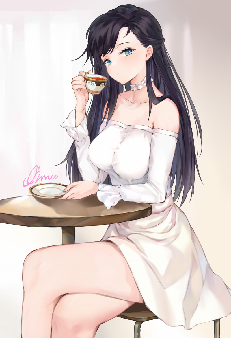 This is a pixiv picture whose title is ☕。シェー.