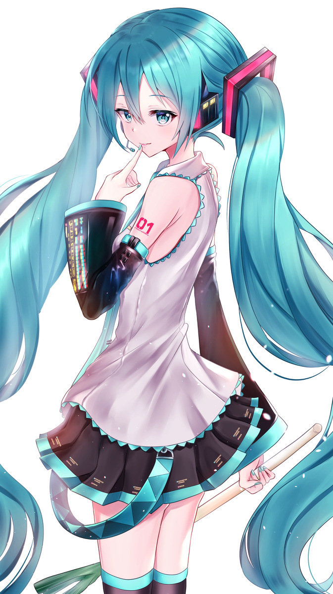 This is a pixiv picture whose title is ミクちゃん.