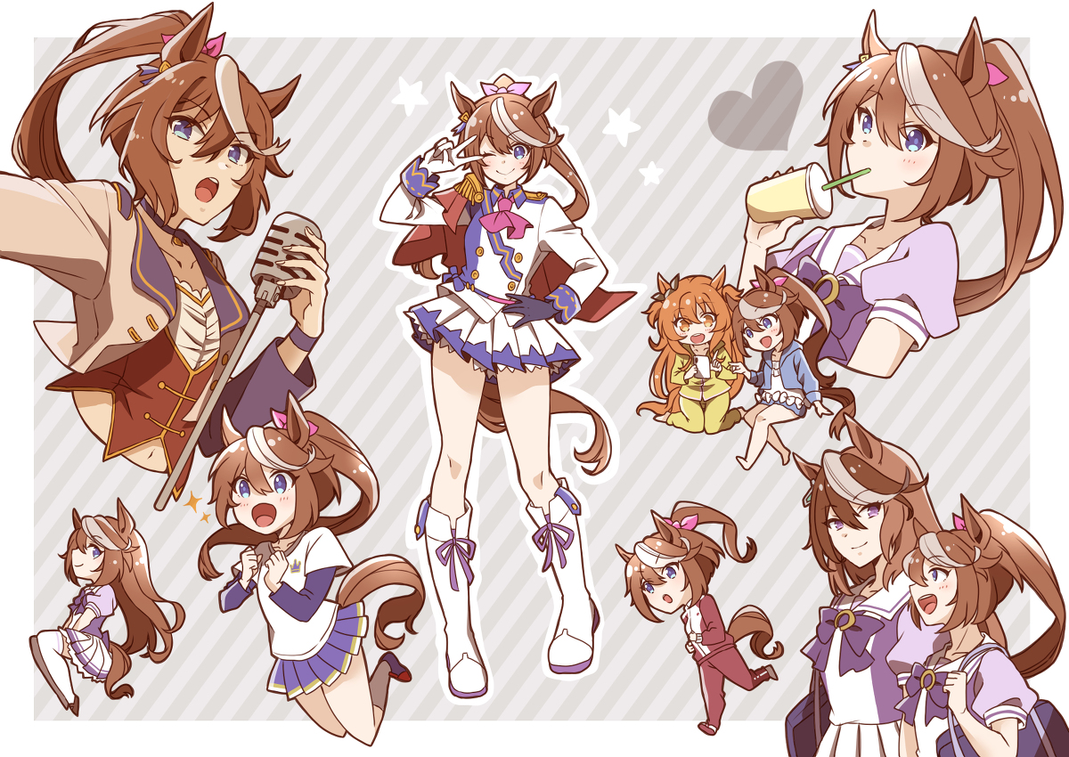 This is a pixiv picture whose title is ウマまとめ4.
