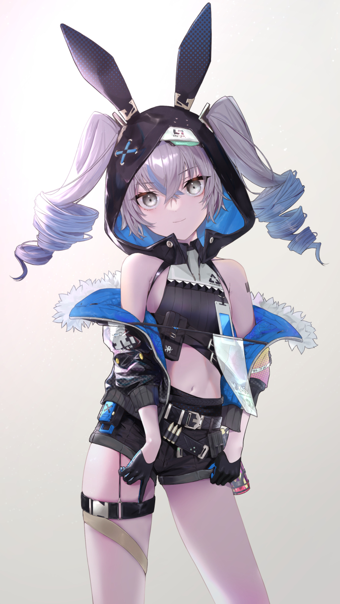 This is a pixiv picture whose title is HAXXER BUNNY.