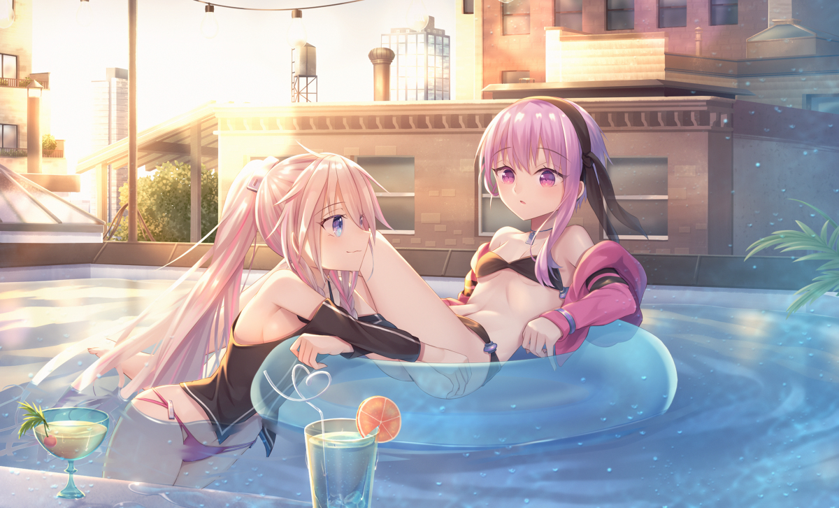 This is a pixiv picture whose title is pool.