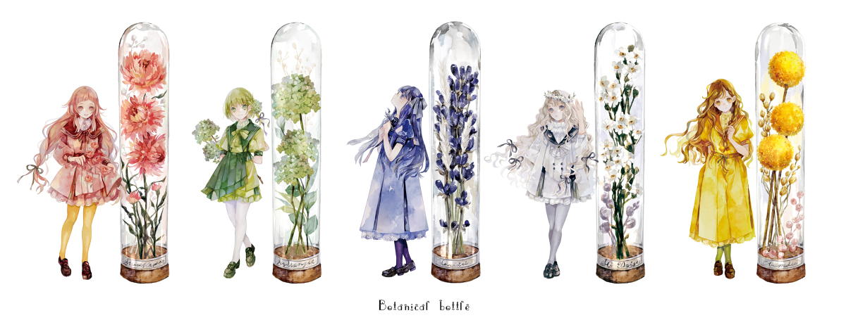 This is a pixiv picture whose title is Botanical bottle.