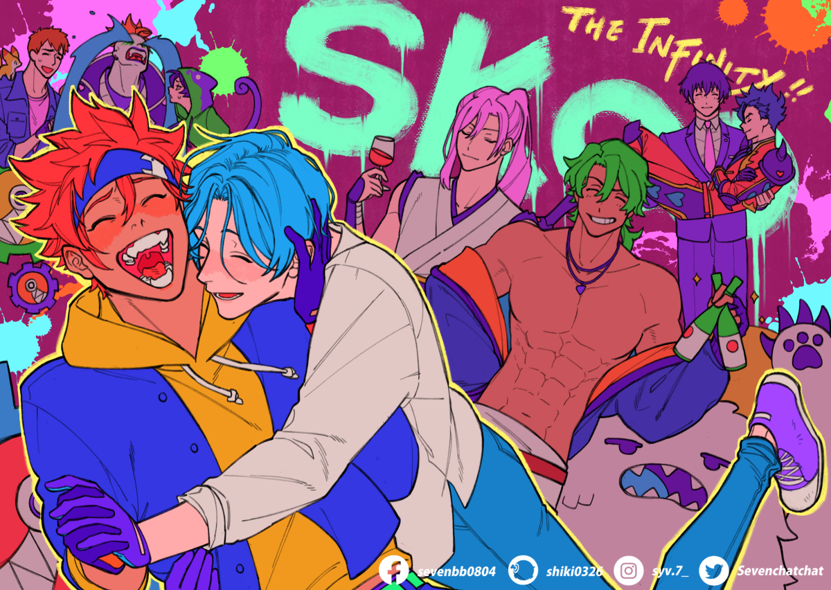 This is a pixiv picture whose title is sk8完結恭喜！.