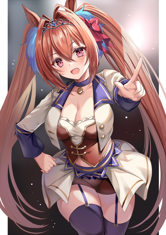 This is a pixiv picture whose title is ダイワスカーレット.