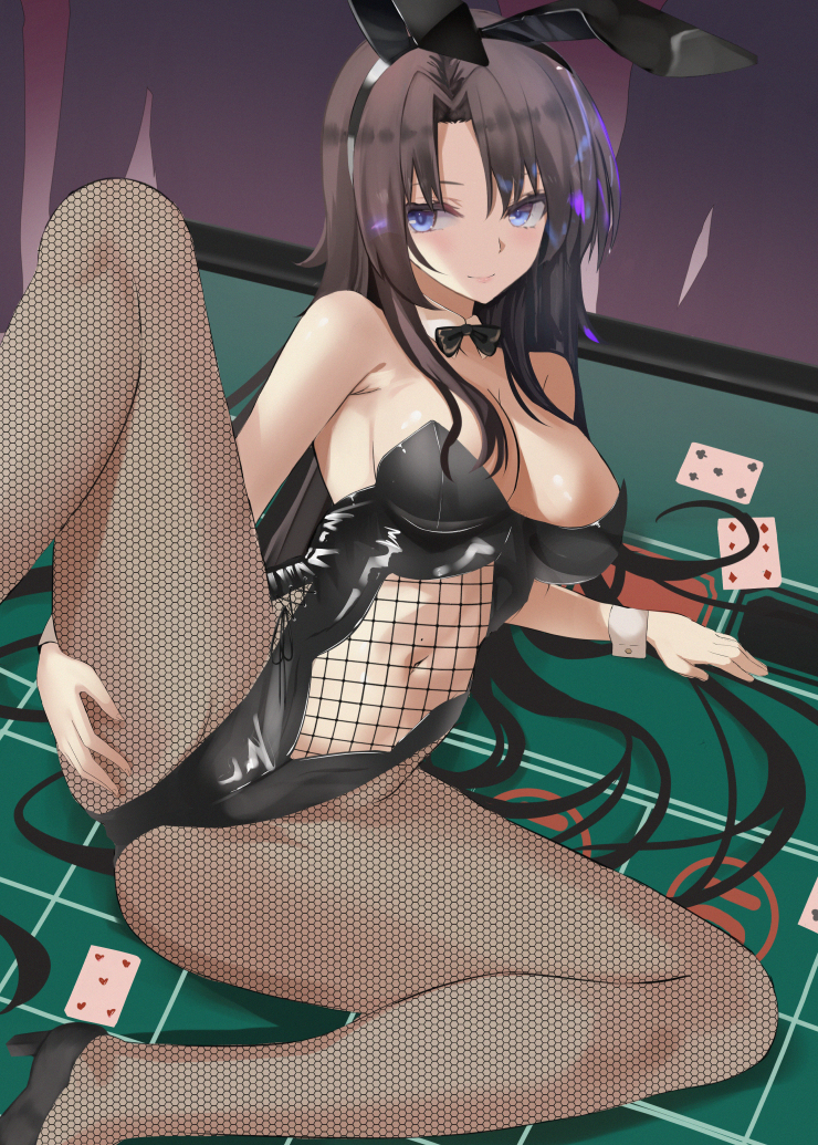 This is a pixiv picture whose title is 【仕事絵】バニー.