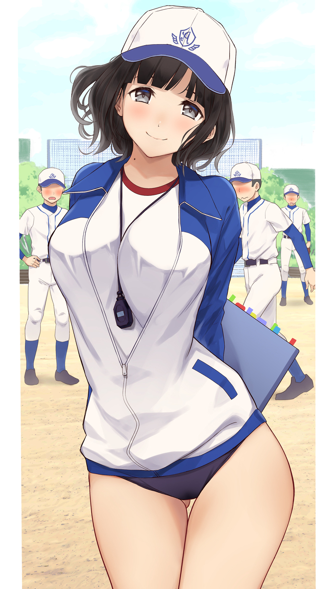 This is a pixiv picture whose title is 少年野球の女子マネージャー.