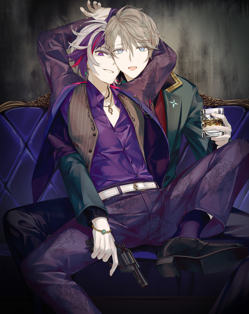 This is a pixiv picture whose title is マフィアアニコブ.