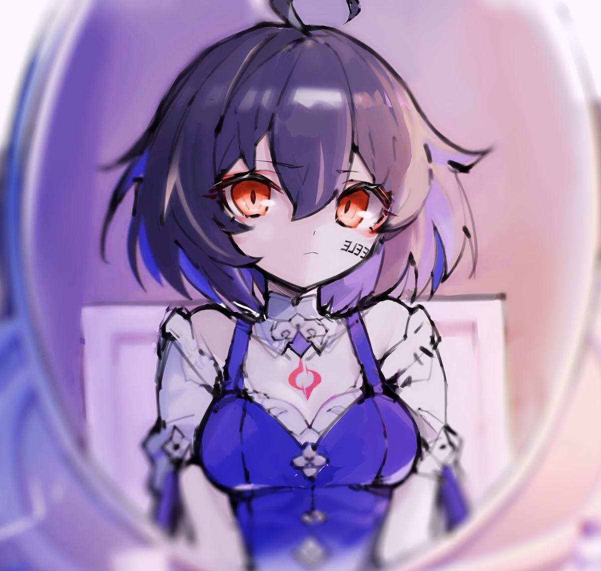 This is a pixiv picture whose title is 黑希你就宠她吧.
