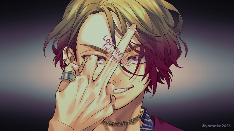 This is a pixiv picture whose title is LOVE ANTHEM【ソロ】.