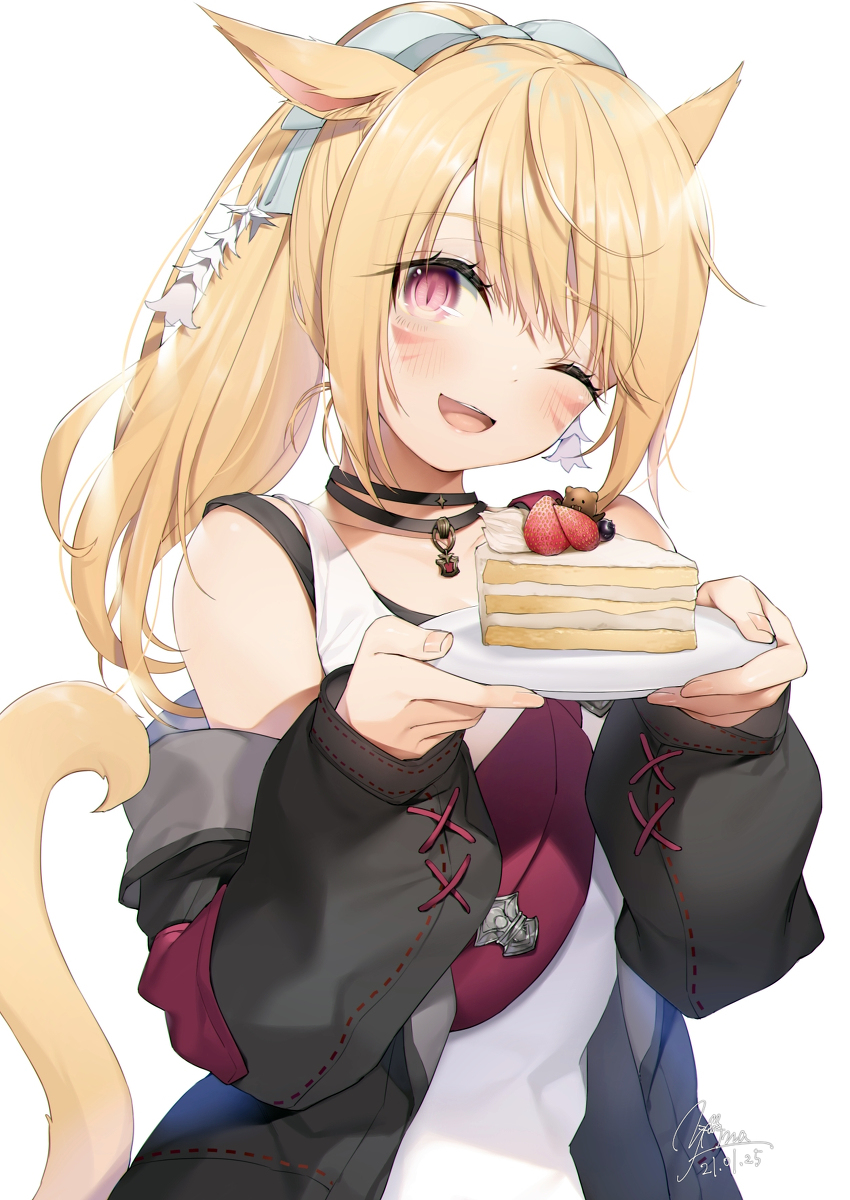 This is a pixiv picture whose title is 🎂.