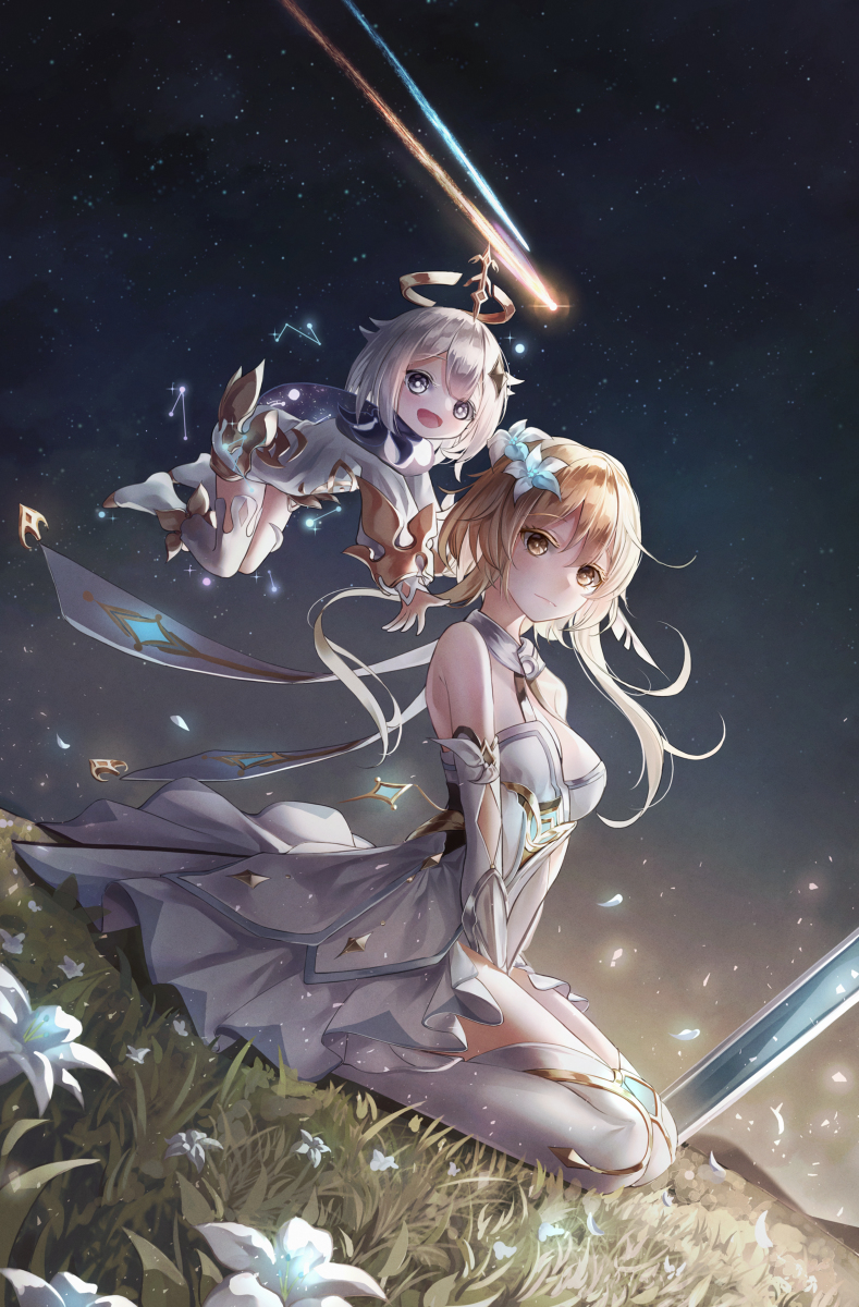 This is a pixiv picture whose title is 荧.