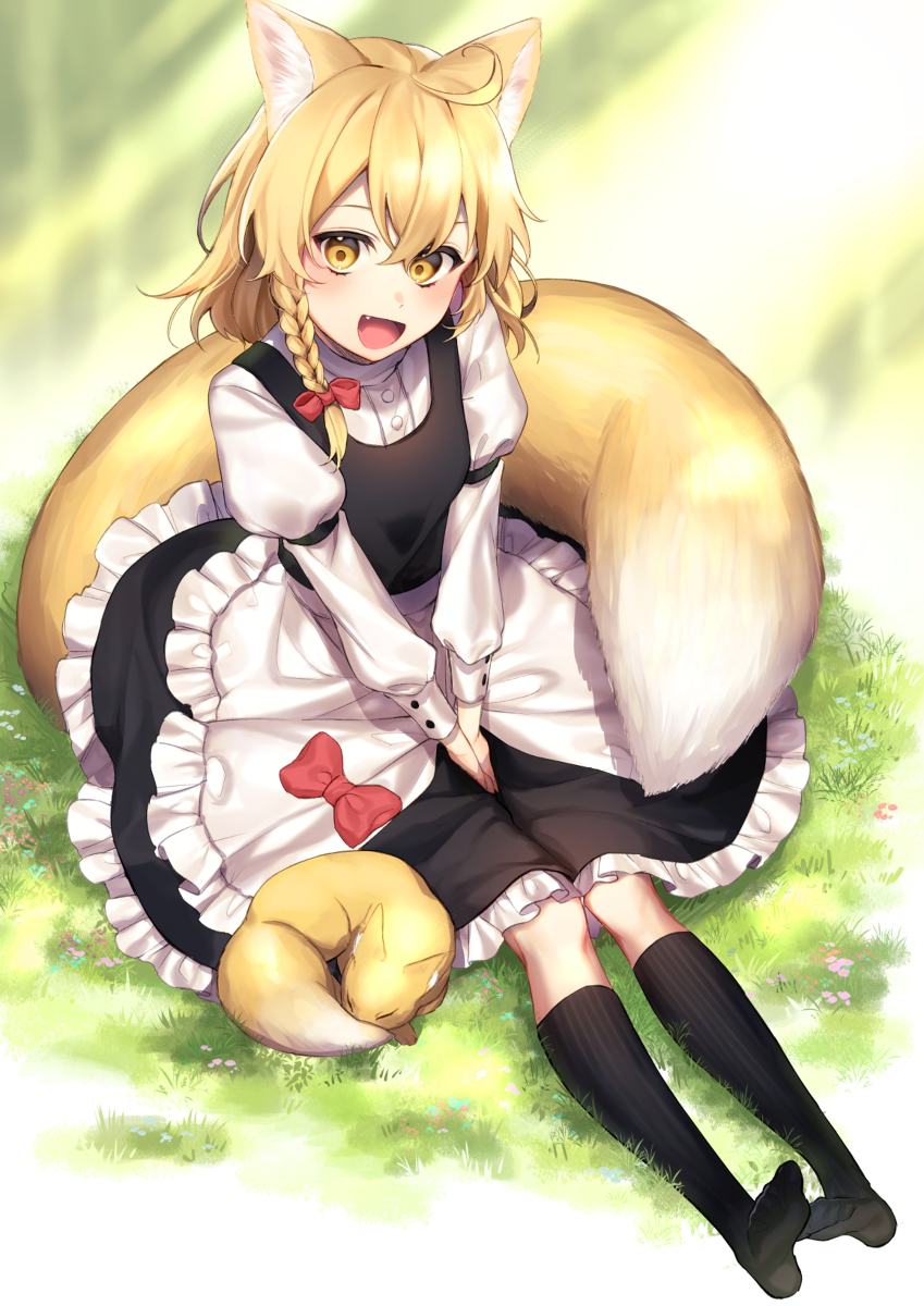 This is a pixiv picture whose title is 狐魔理沙.