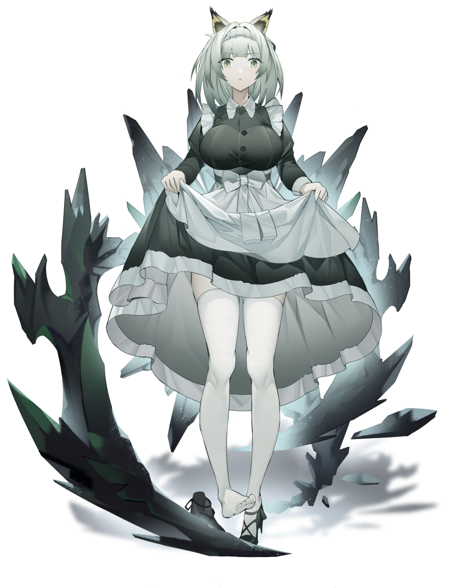 This is a pixiv picture whose title is “相当凯尔希的狗”.