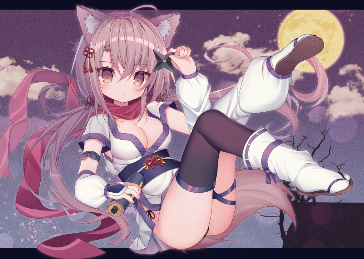 This is a pixiv picture whose title is くノ一.