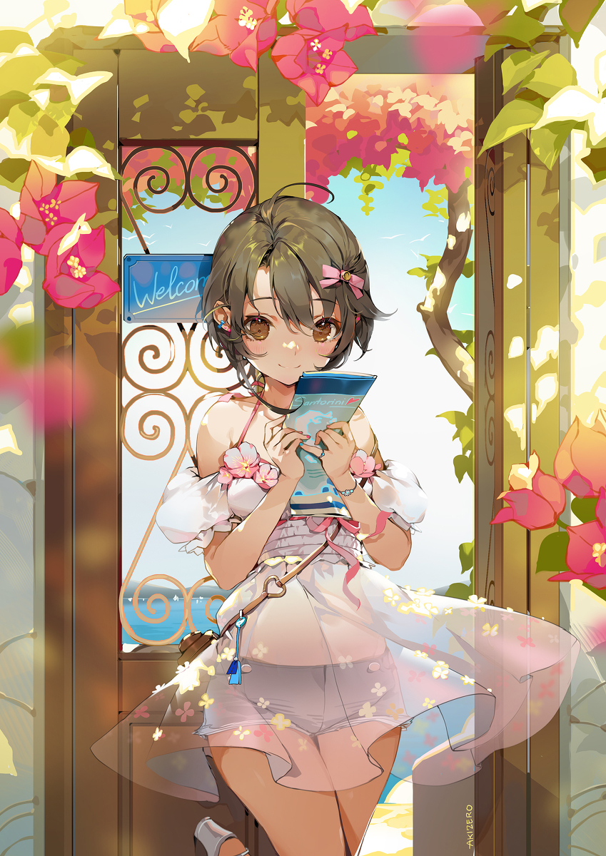 This is a pixiv picture whose title is 約束.