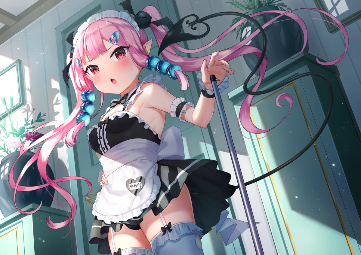 This is a pixiv picture whose title is 1日メイド.