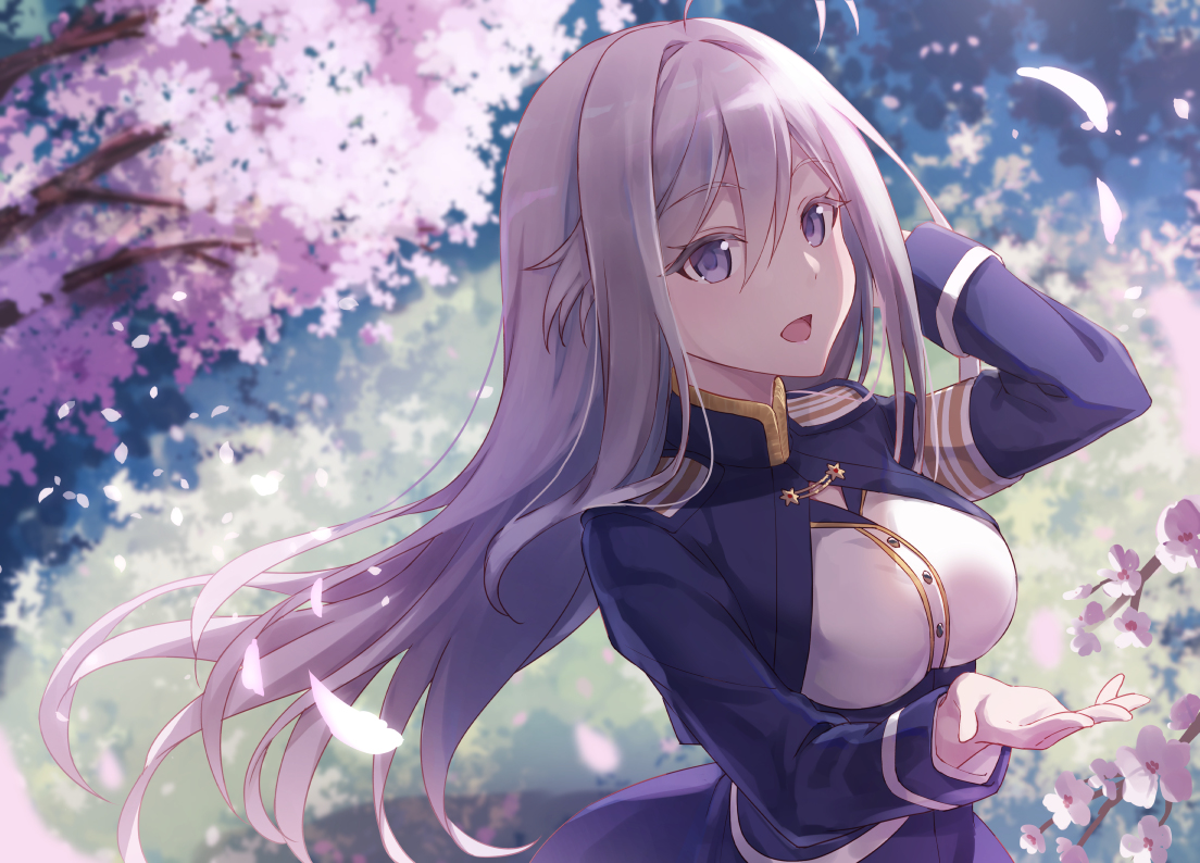 This is a pixiv picture whose title is 桜.