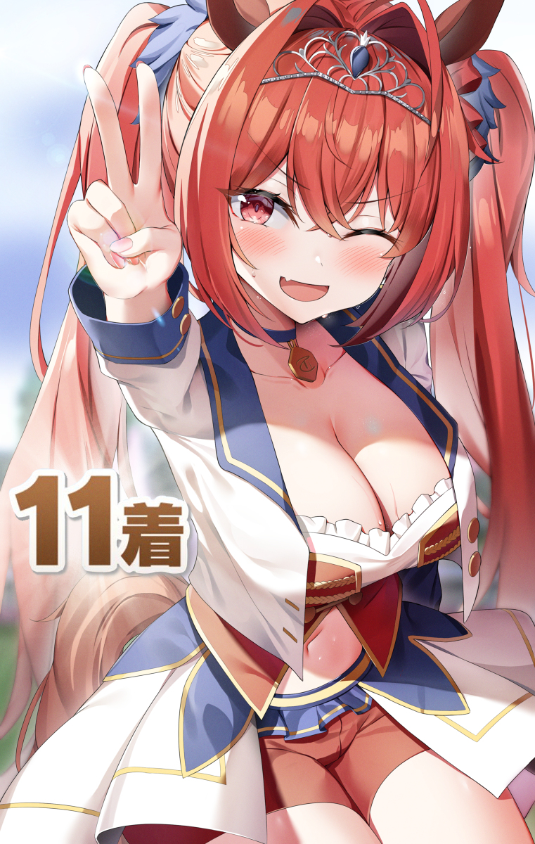 This is a pixiv picture whose title is ダイワスカーレット.