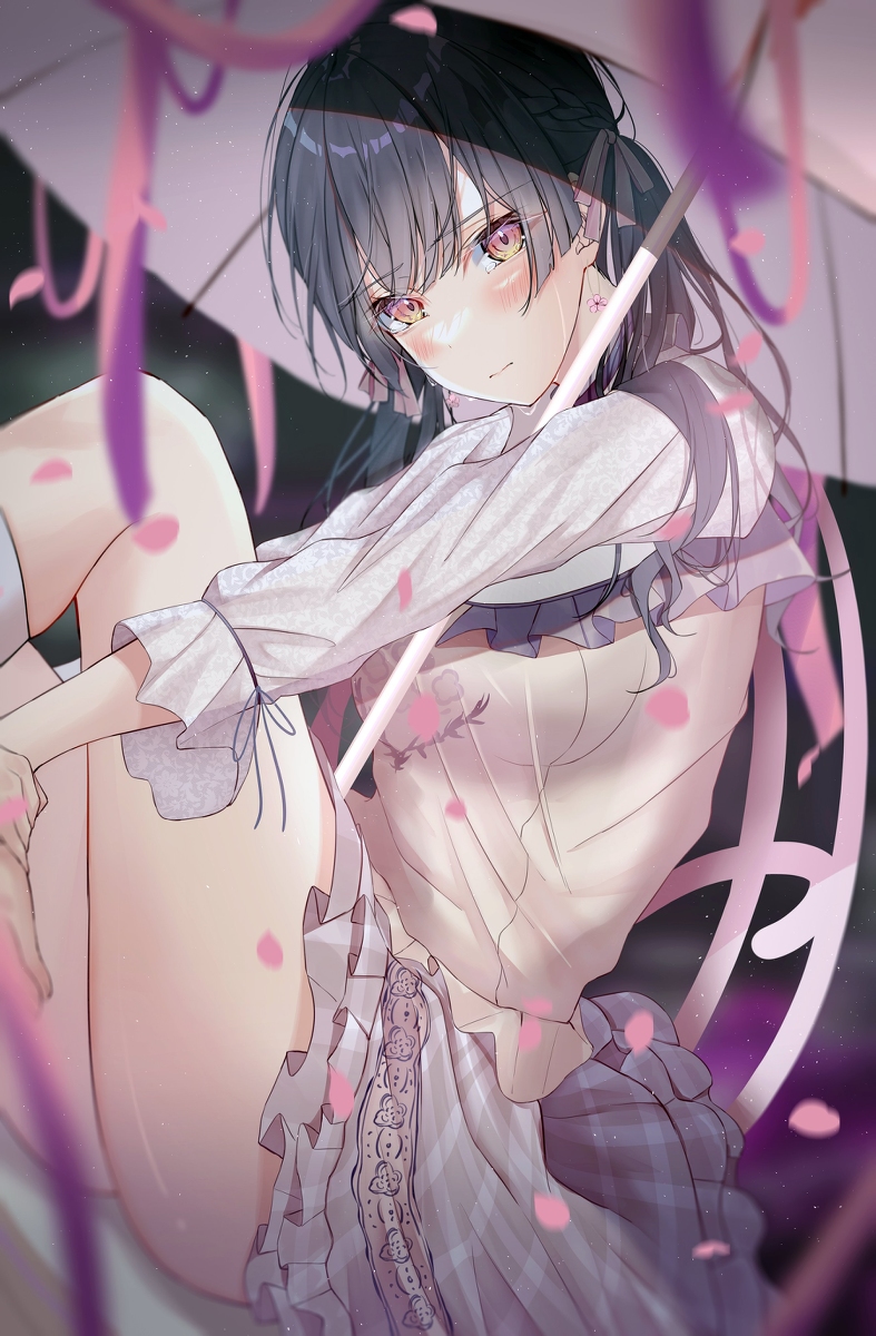 This is a pixiv picture whose title is 「ふゆにはかまってくれないの。。。？」.