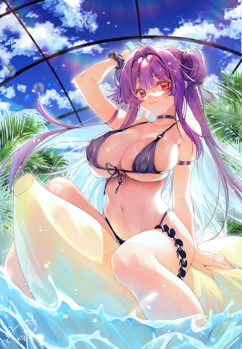 This is a pixiv picture whose title is ウォーターパーク.