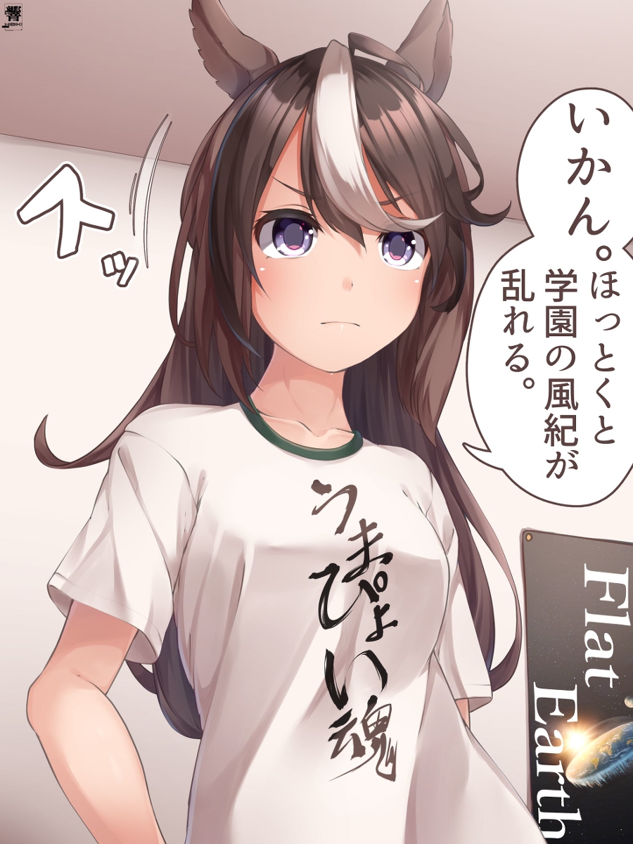 This is a pixiv picture whose title is リプとかに貼ると風紀を守ってくれるルドルフ会長.
