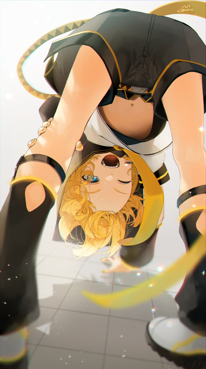 This is a pixiv picture whose title is レンくん.