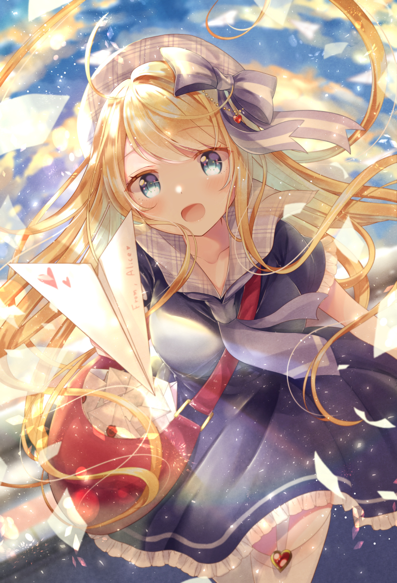 This is a pixiv picture whose title is 届くといいなっ.