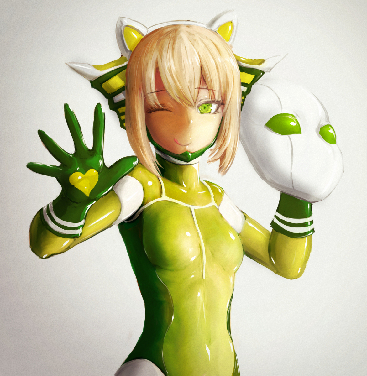 This is a pixiv picture whose title is グリーンさん.