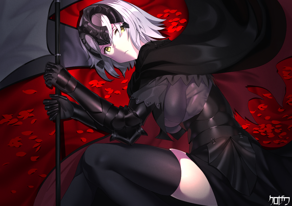 This is a pixiv picture whose title is 神に捨てられた者.