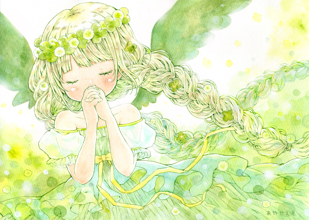 This is a pixiv picture whose title is pray.