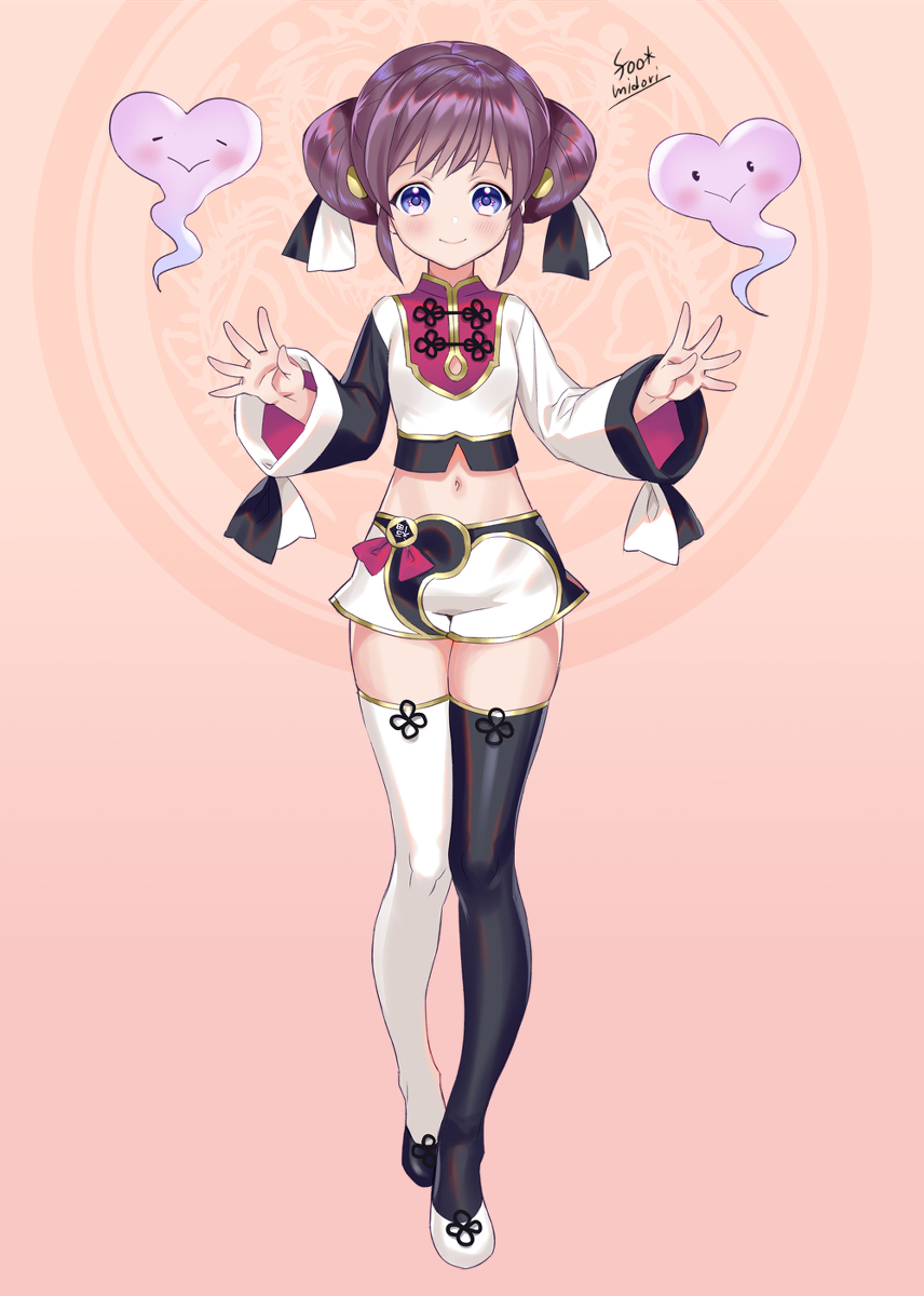 This is a pixiv picture whose title is チャイナネクロマンサーちゃん.