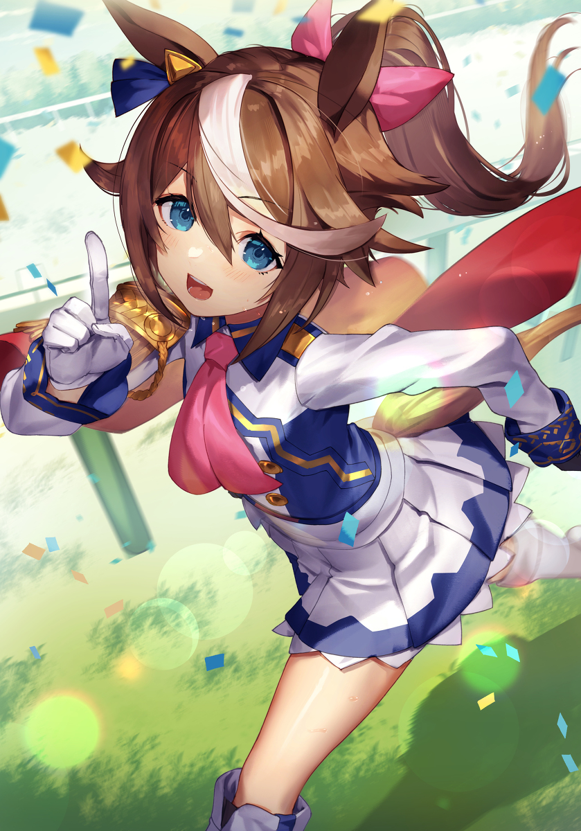 This is a pixiv picture whose title is トウカイテイオー.
