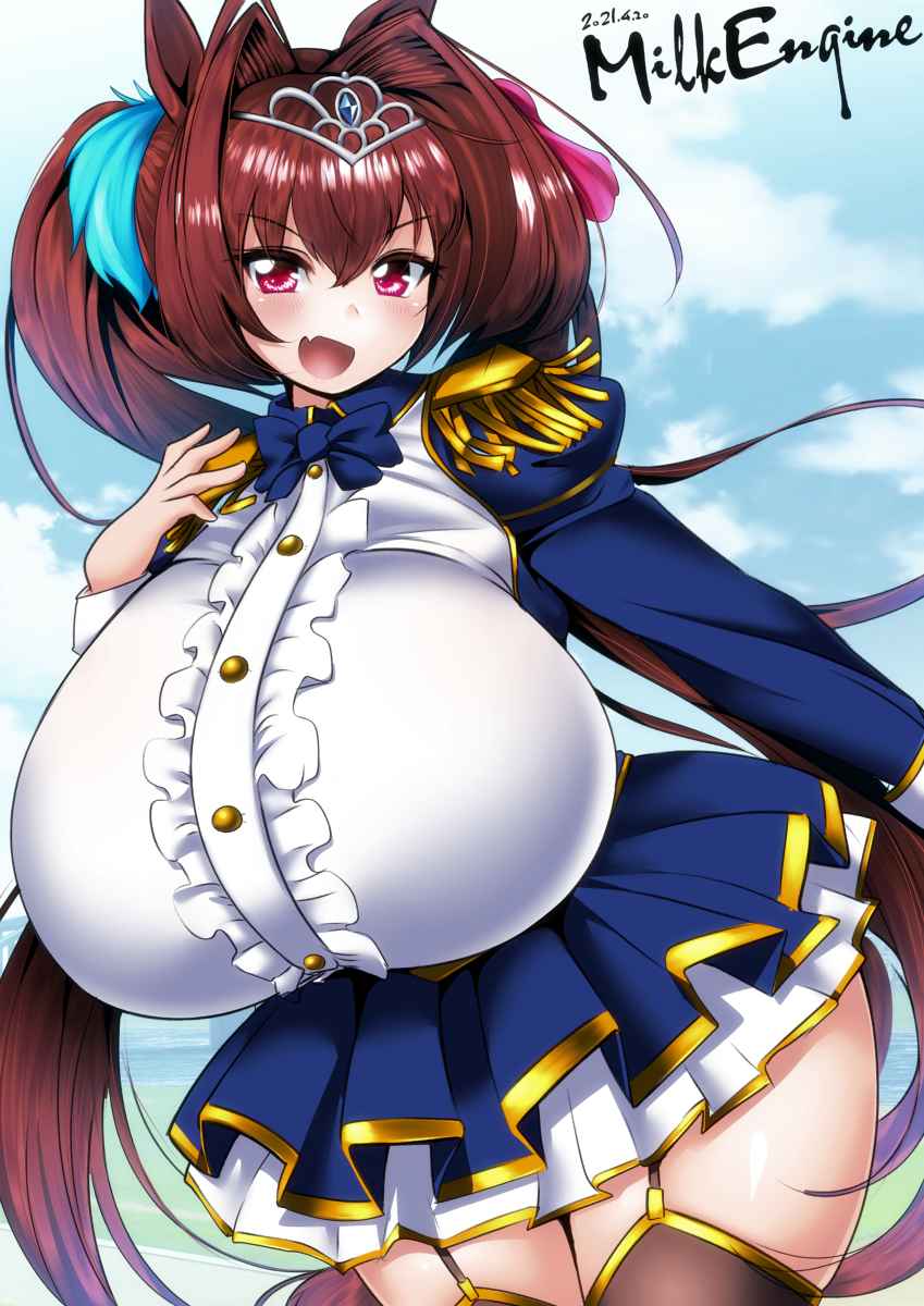 This is a pixiv picture whose title is ダイワスカーレット.