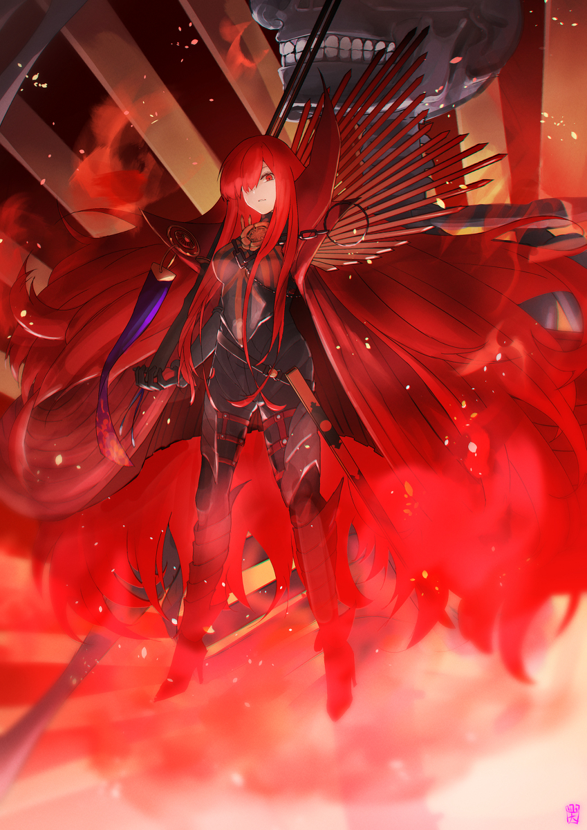 This is a pixiv picture whose title is 魔王.