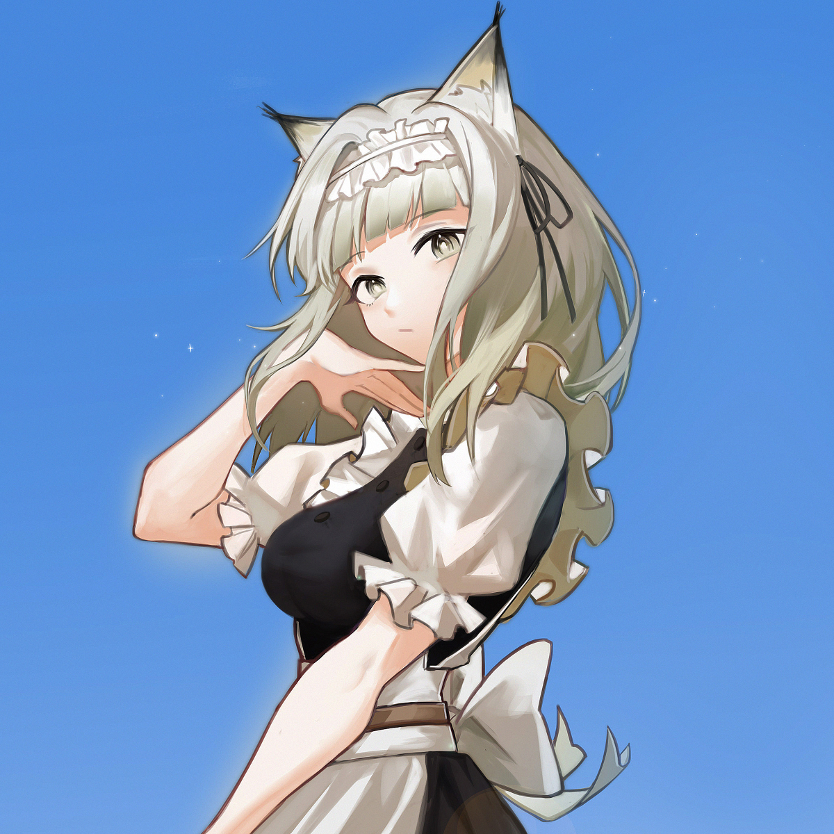 This is a pixiv picture whose title is Arknights 凯尔希.