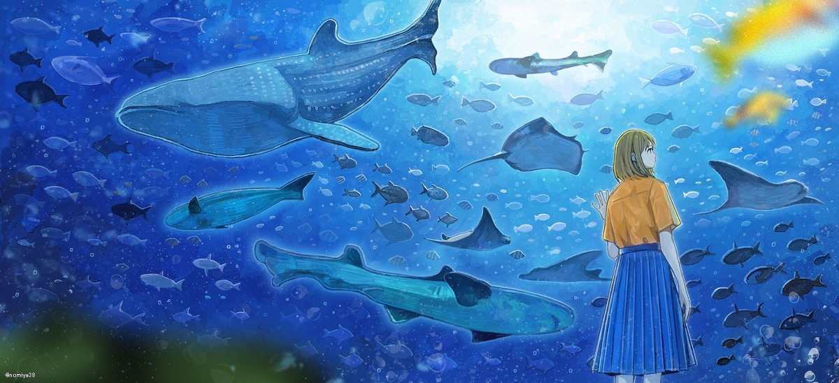 This is a pixiv picture whose title is AQUARIUM.