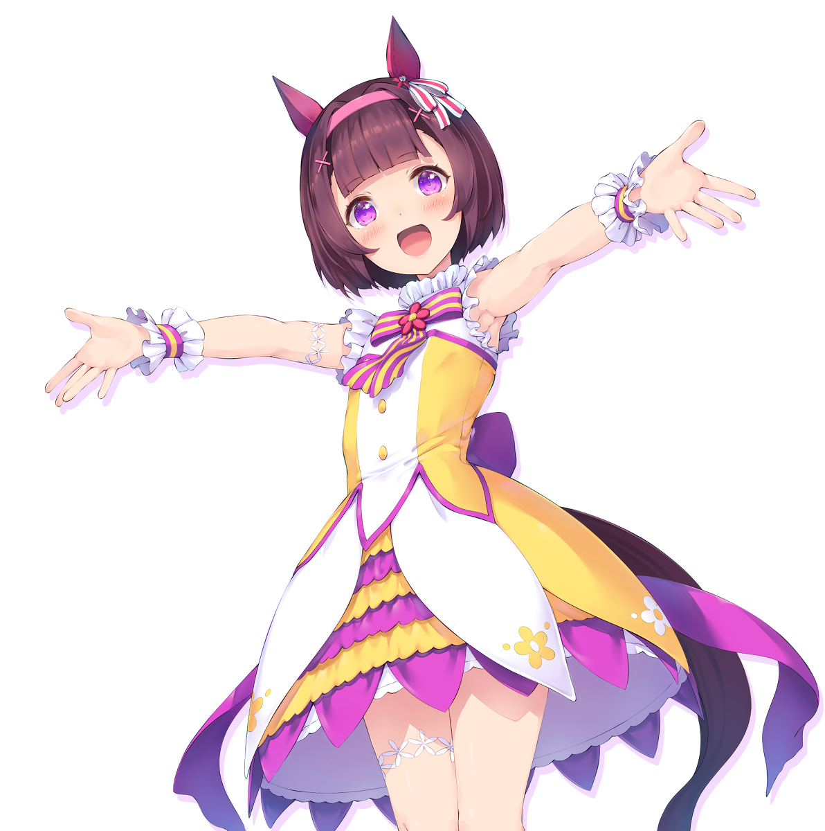 This is a pixiv picture whose title is ニシノフラワー.