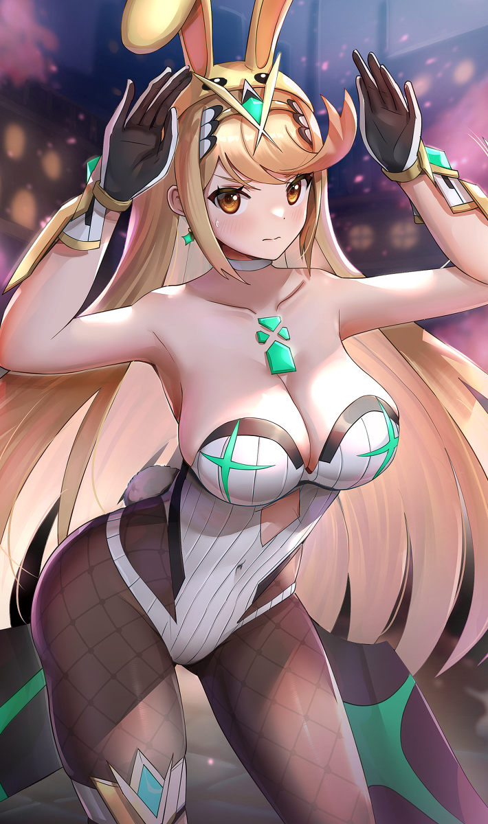 This is a pixiv picture whose title is 水着バニーなヒカリ.