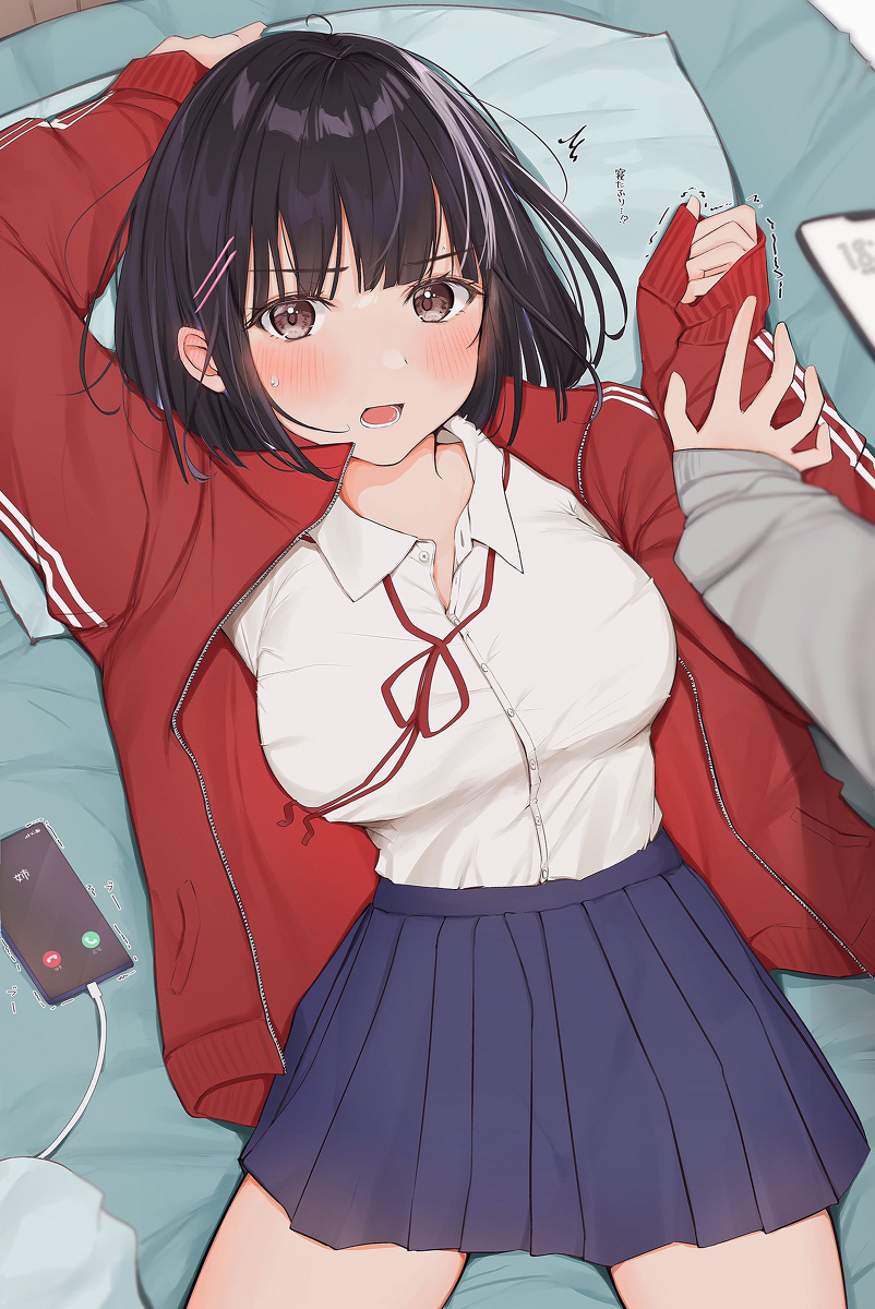 This is a pixiv picture whose title is ｢待って！だ、誰か来ちゃうよ…｣.