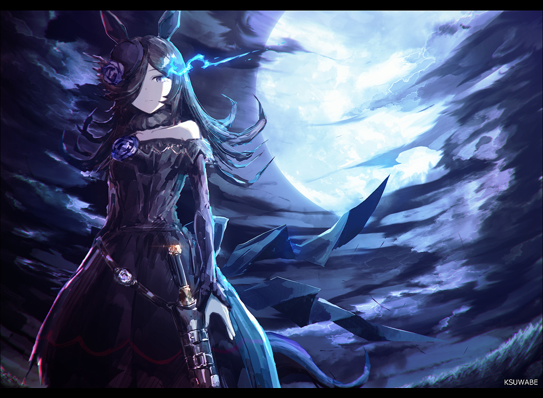 This is a pixiv picture whose title is ライスシャワー.