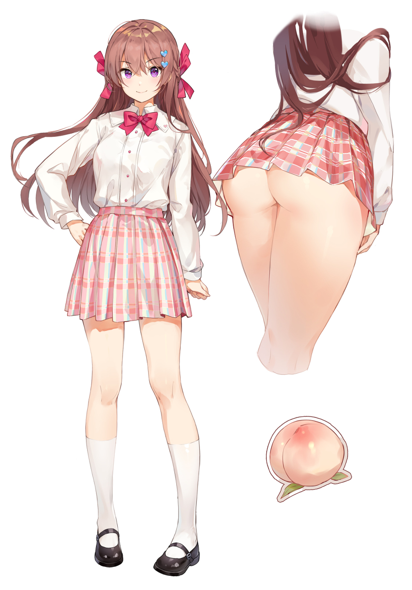 This is a pixiv picture whose title is 桃子~.