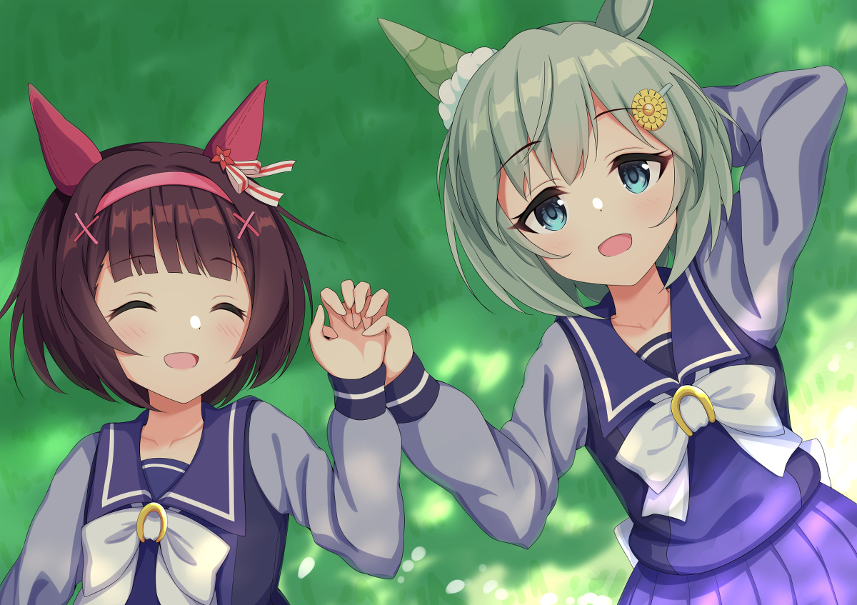 This is a pixiv picture whose title is フラワーちゃんとセイちゃん.